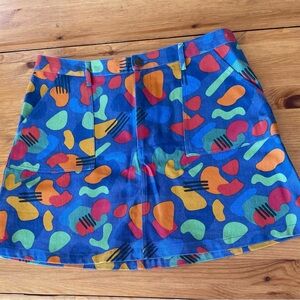 Lucy & Yak Organic Twill Skirt in Avril